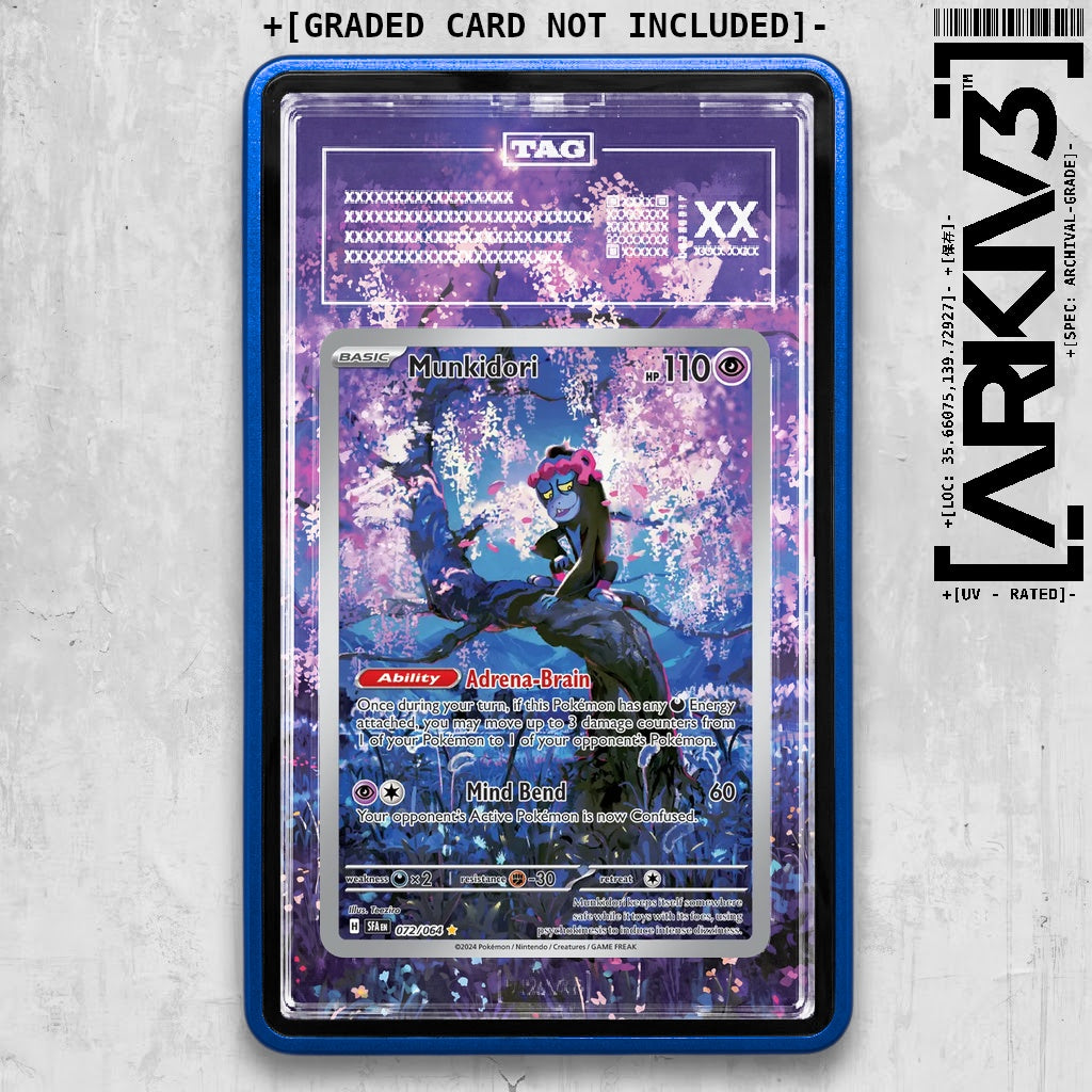 ARKIV3 TAG graded front - Blue