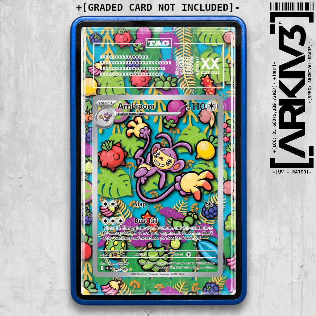 ARKIV3 TAG graded front - Blue