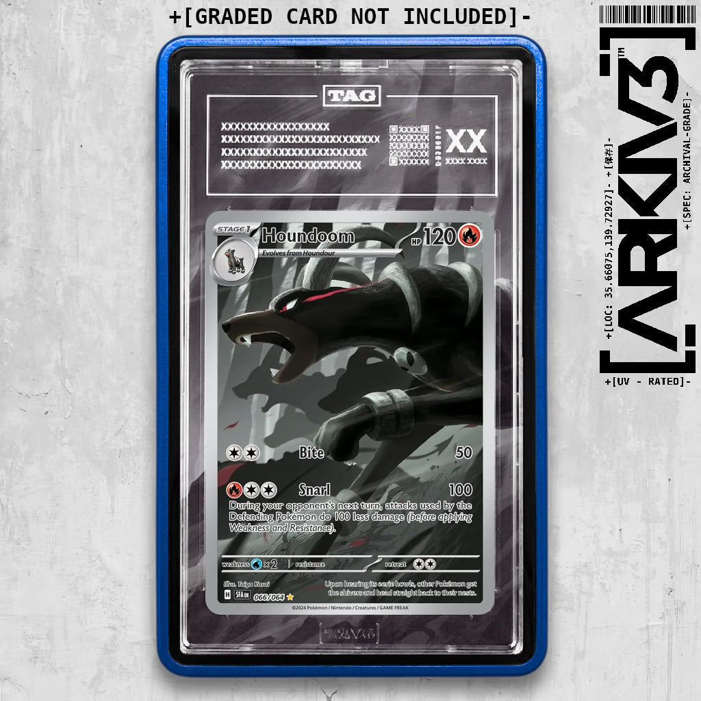 ARKIV3 TAG graded front - Blue