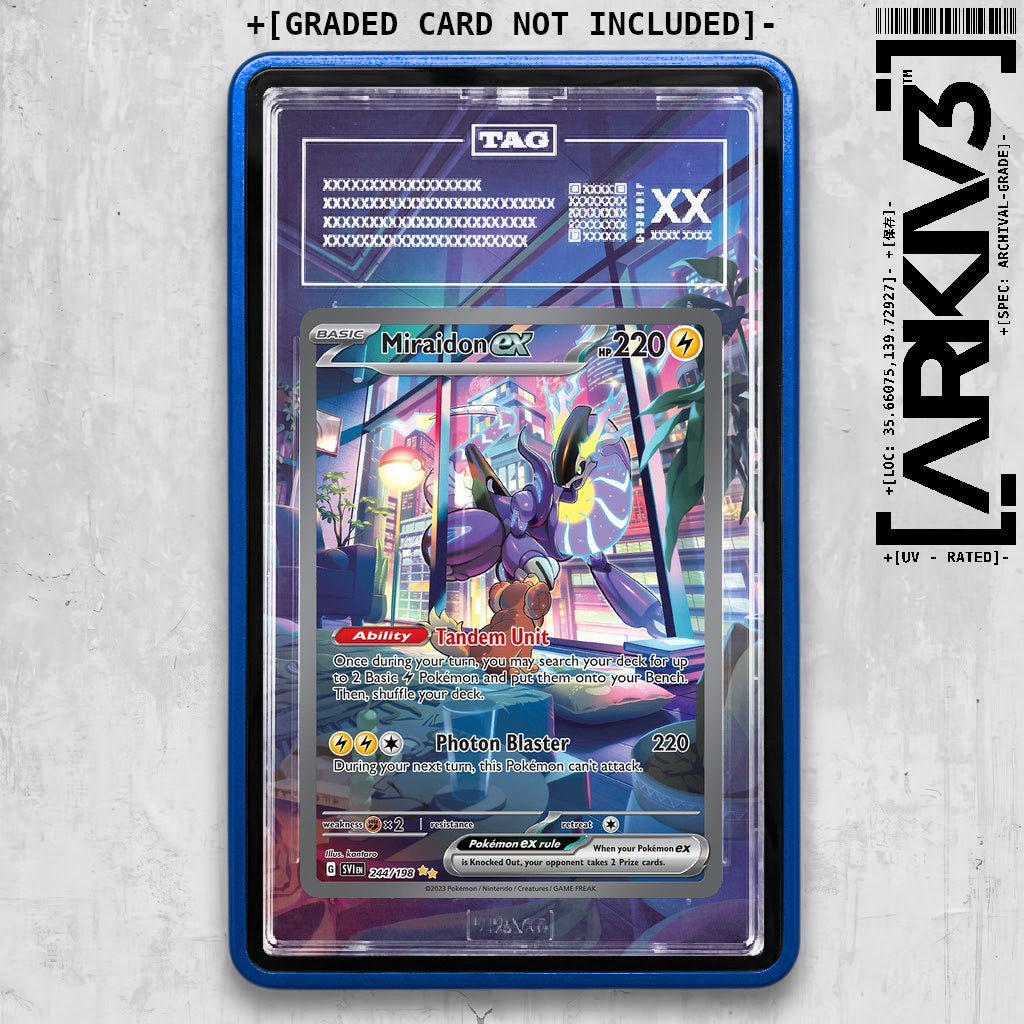ARKIV3 TAG graded front - Blue