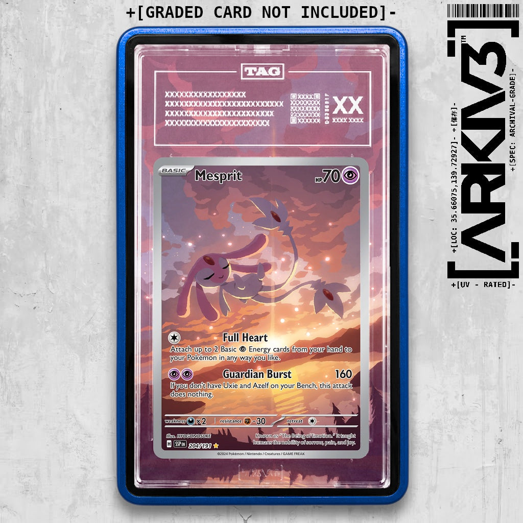 ARKIV3 TAG graded front - Blue