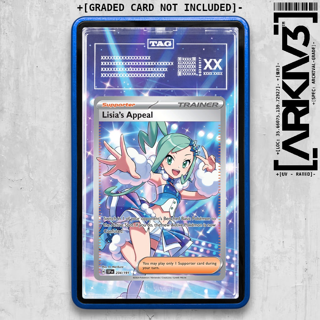 ARKIV3 TAG graded front - Blue