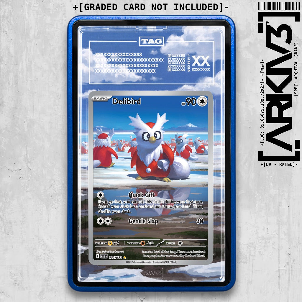 ARKIV3 TAG graded front - Blue