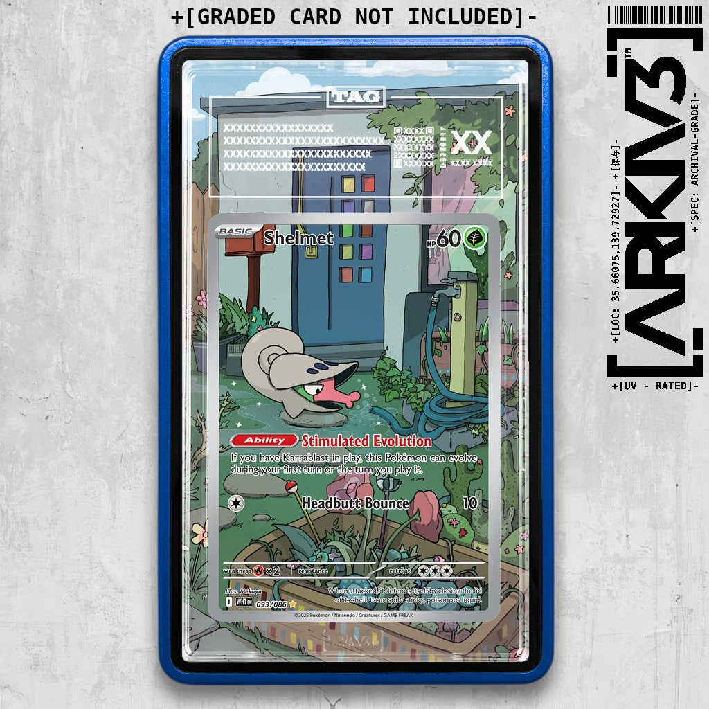 ARKIV3 TAG graded front - Blue
