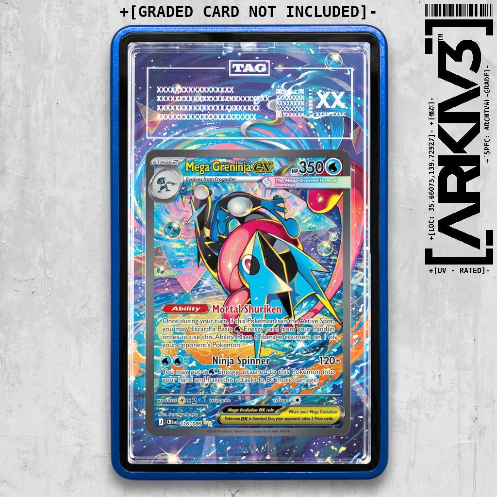 ARKIV3 TAG graded front - Blue