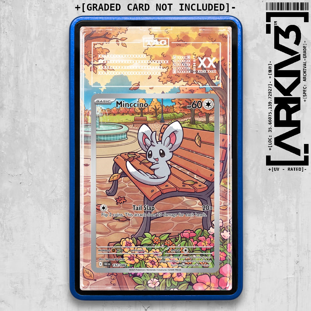 ARKIV3 TAG graded front - Blue