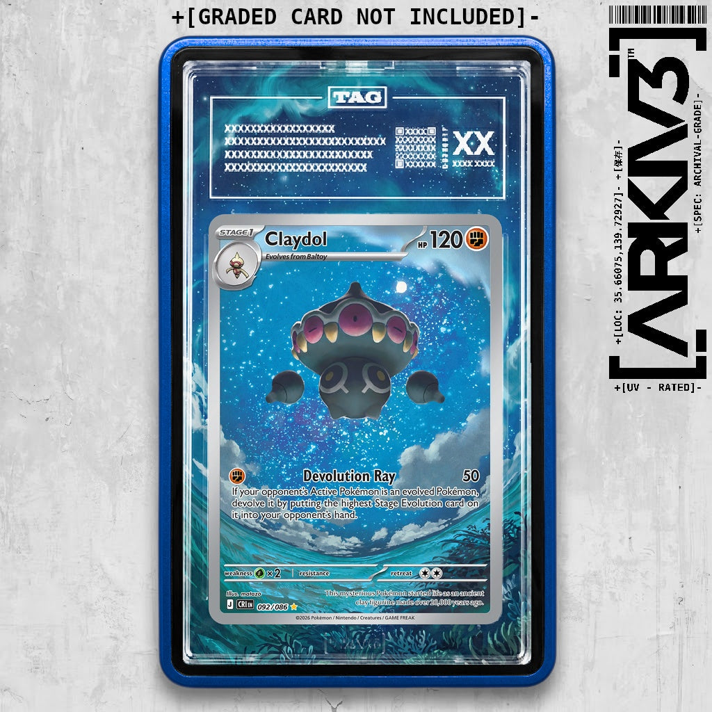 ARKIV3 TAG graded front - Blue