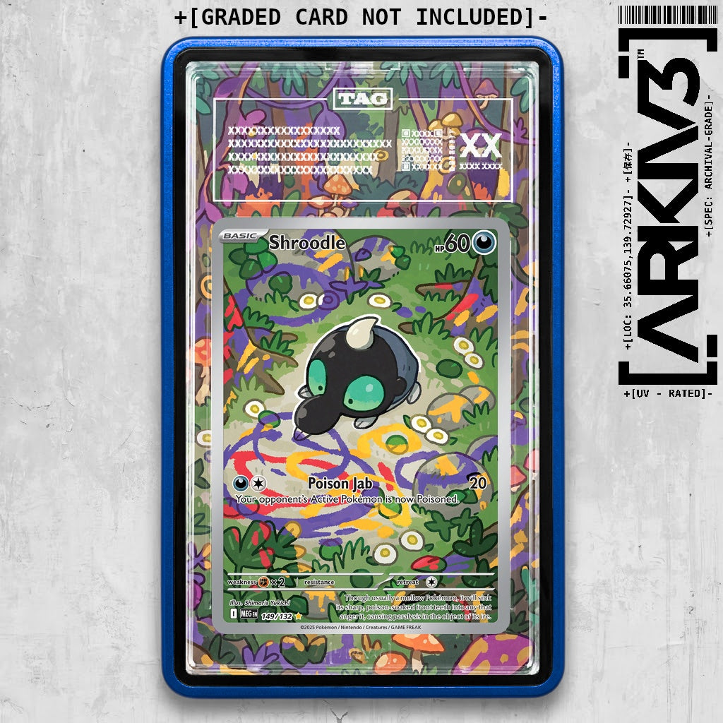 ARKIV3 TAG graded front - Blue