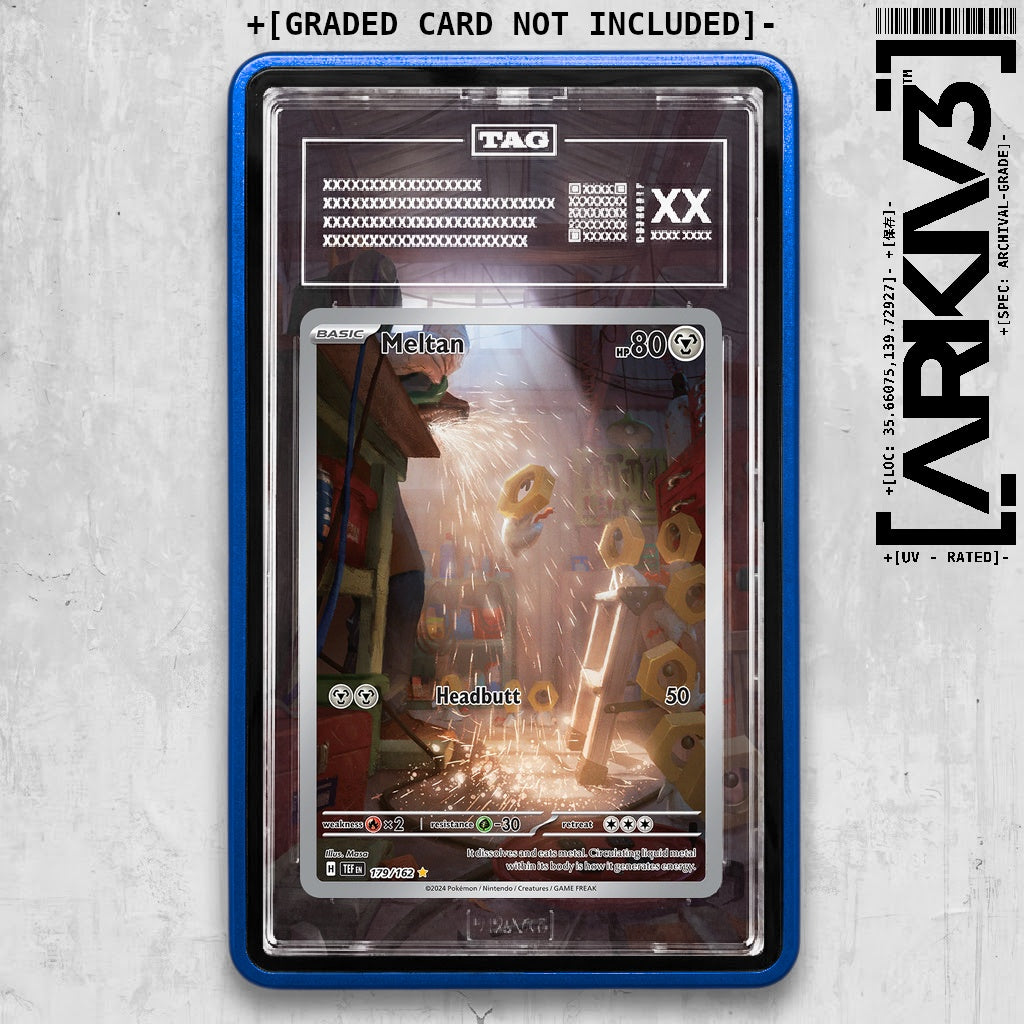 ARKIV3 TAG graded front - Blue