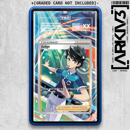 ARKIV3 TAG graded front - Blue
