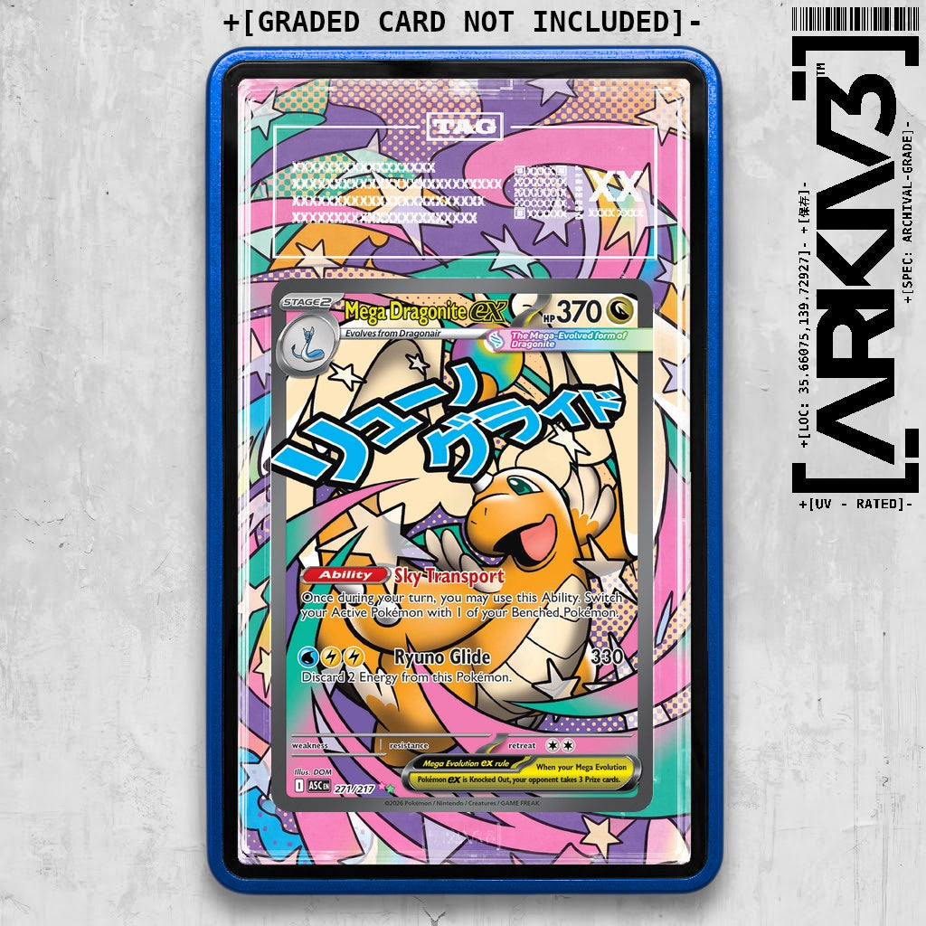 ARKIV3 TAG graded front - Blue