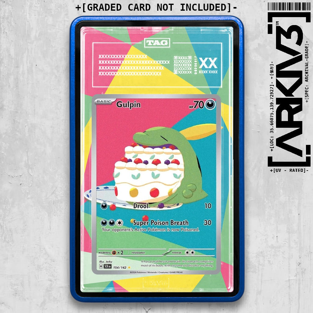 ARKIV3 TAG graded front - Blue