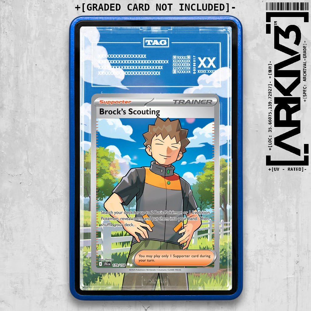 ARKIV3 TAG graded front - Blue