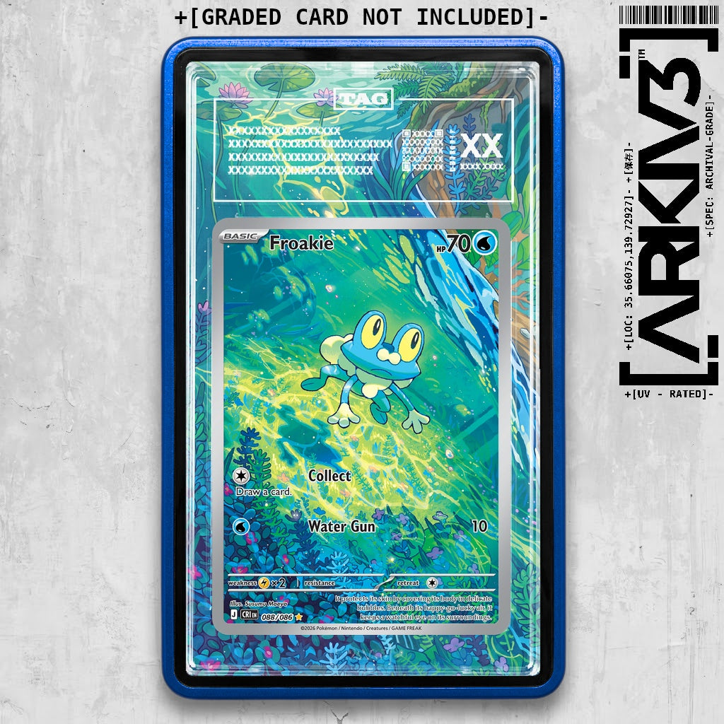 ARKIV3 TAG graded front - Blue