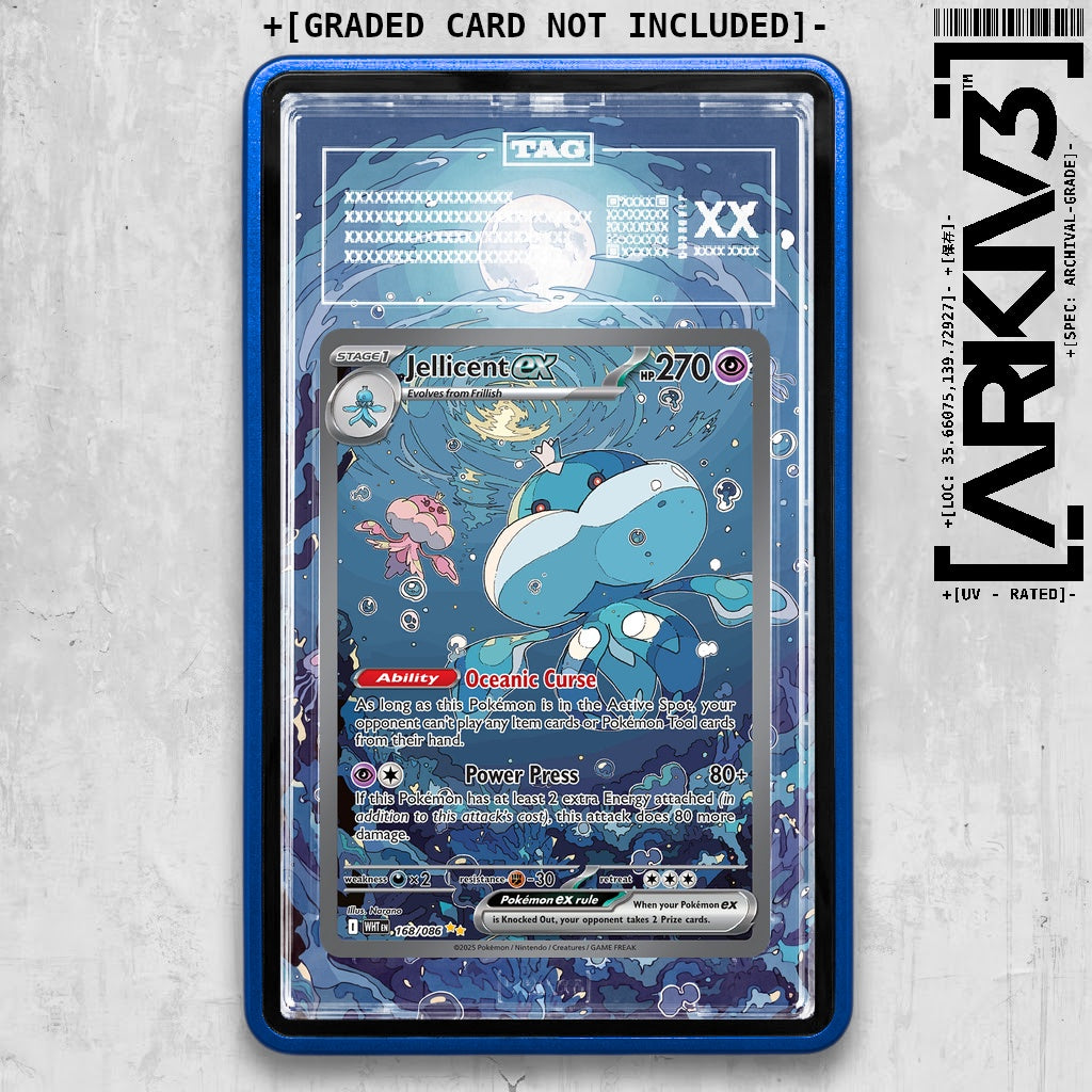 ARKIV3 TAG graded front - Blue