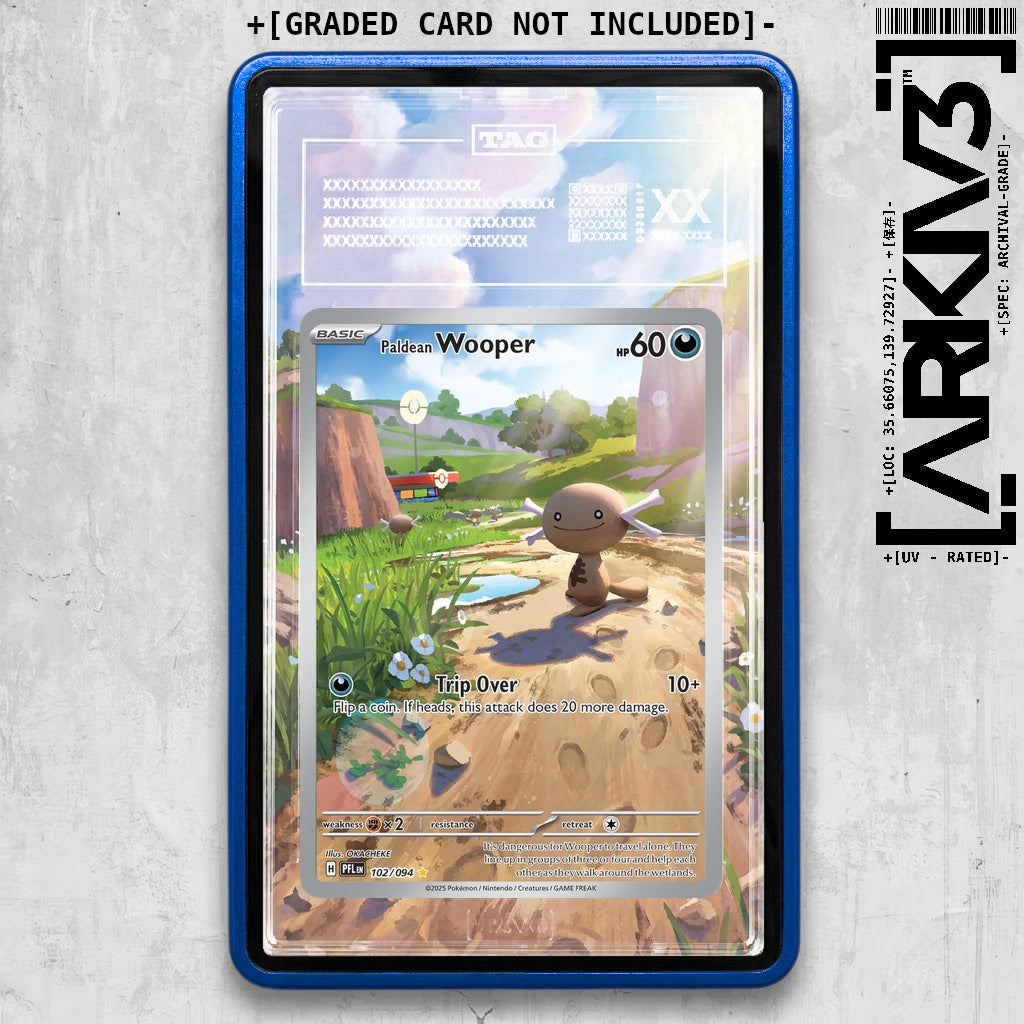 ARKIV3 TAG graded front - Blue