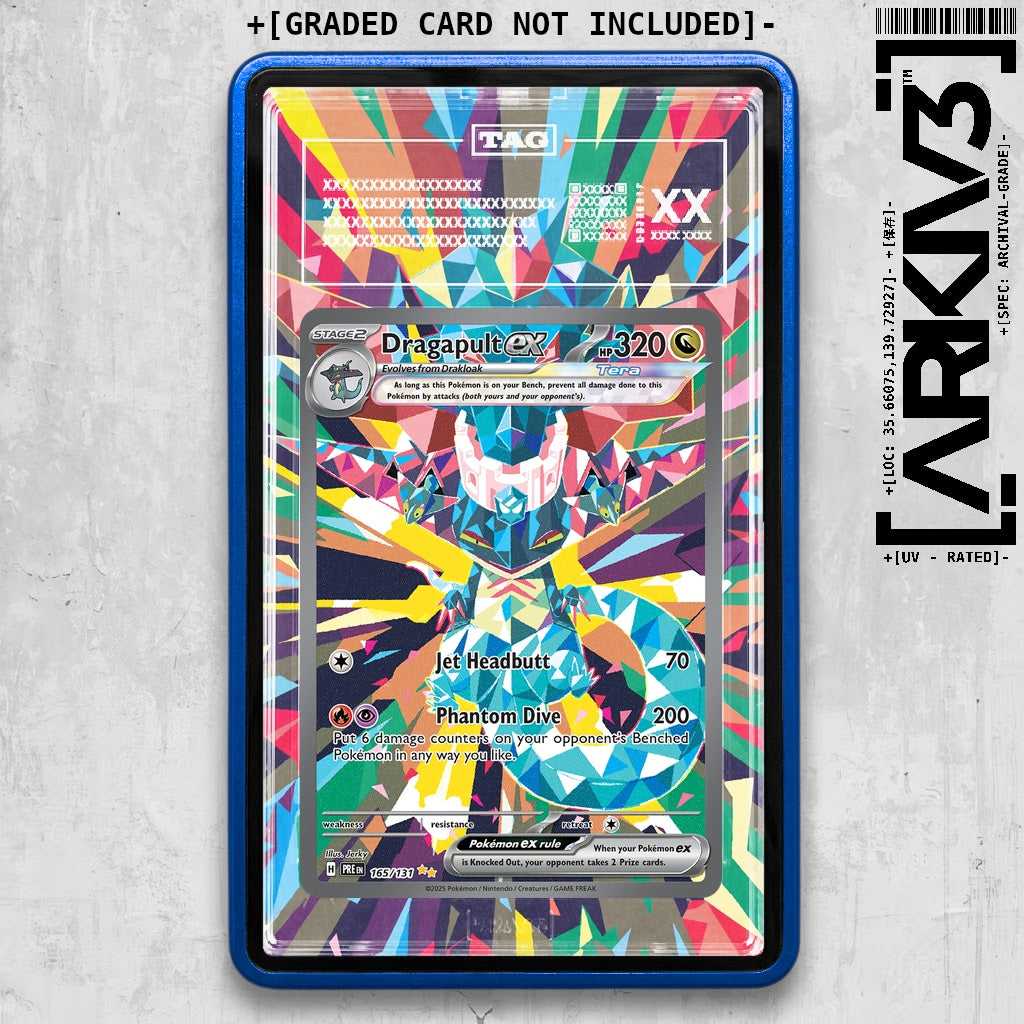 ARKIV3 TAG graded front - Blue