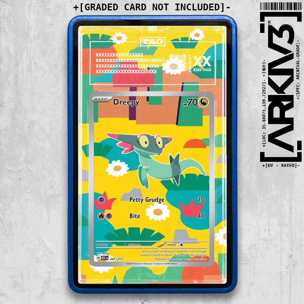 ARKIV3 TAG graded front - Blue