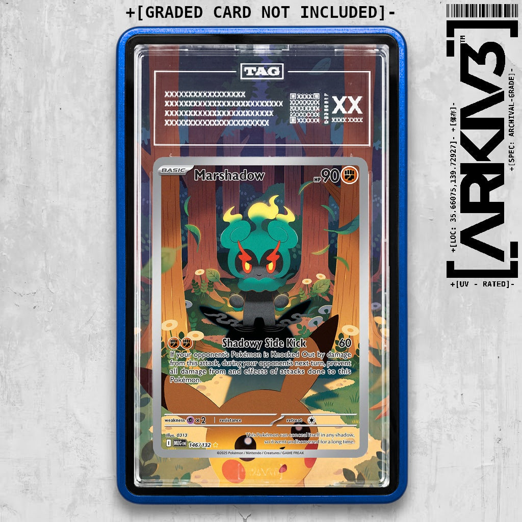 ARKIV3 TAG graded front - Blue