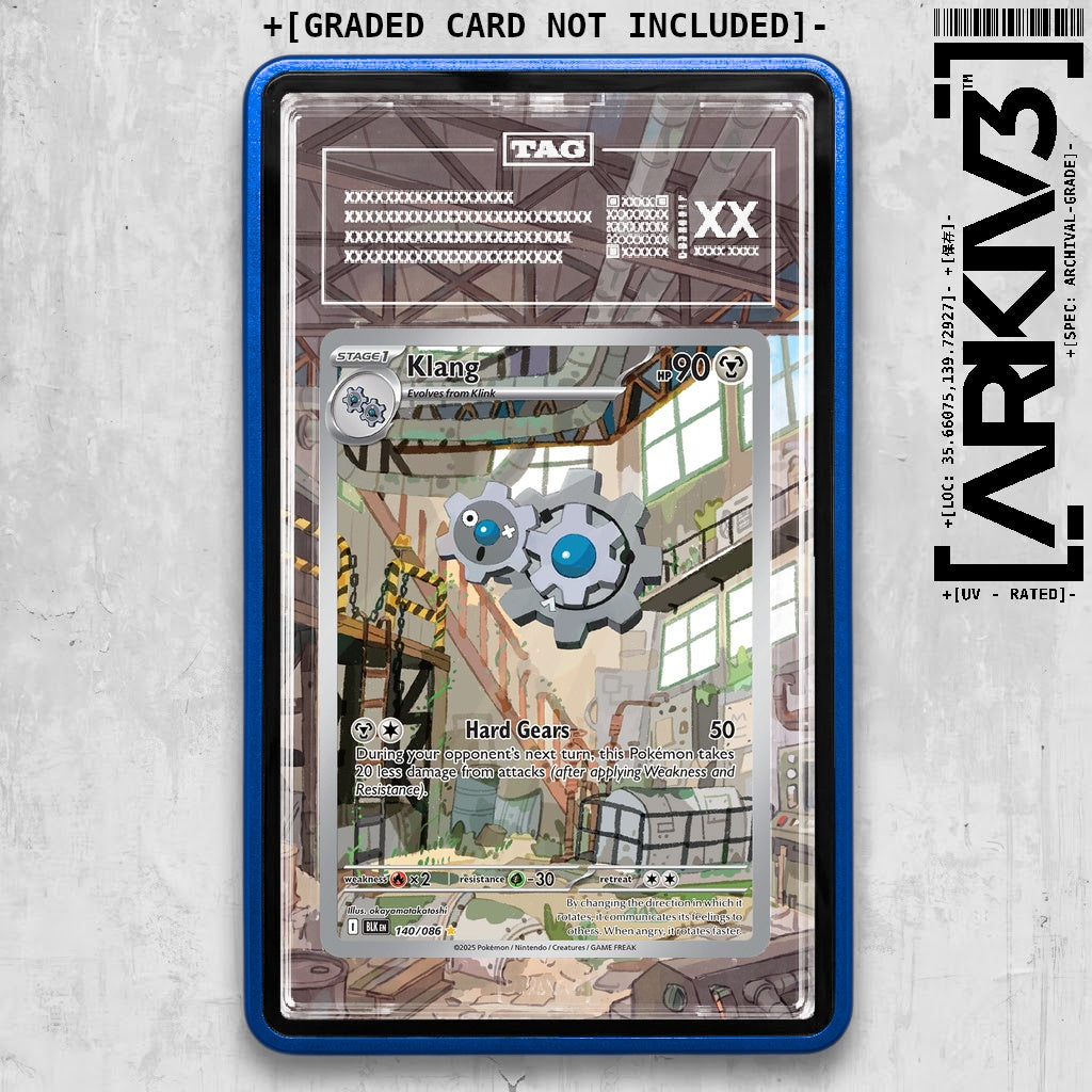 ARKIV3 TAG graded front - Blue