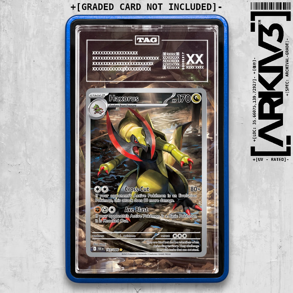 ARKIV3 TAG graded front - Blue
