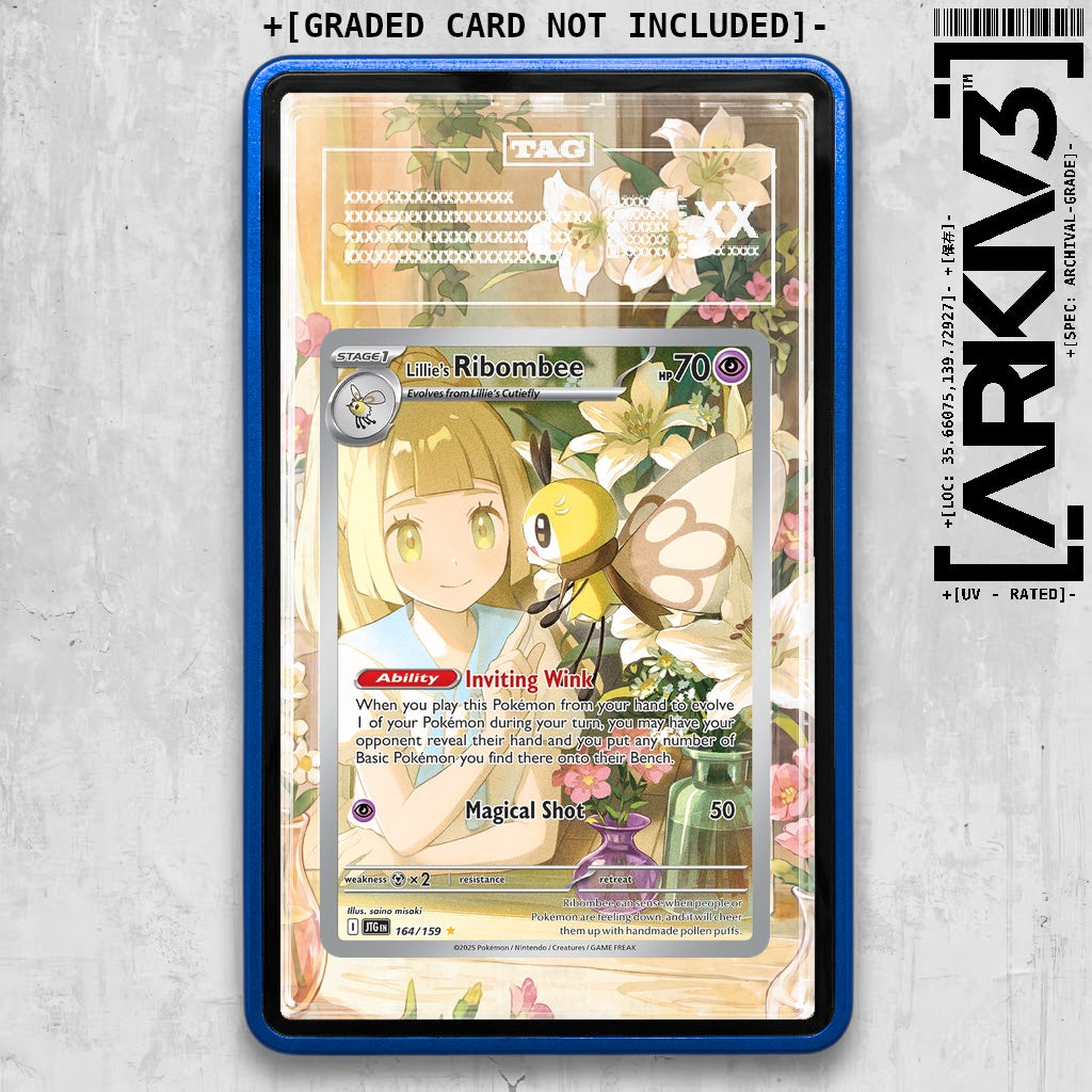 ARKIV3 TAG graded front - Blue
