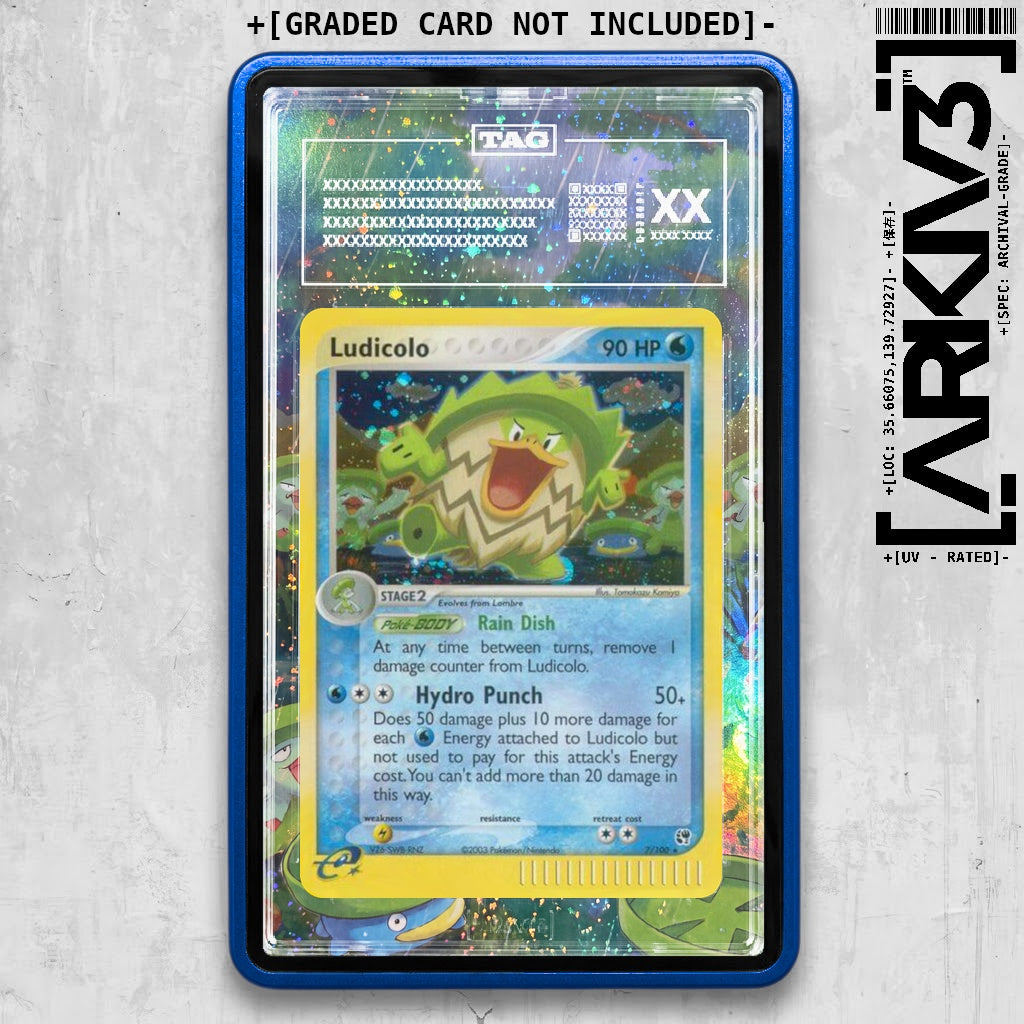 ARKIV3 TAG graded front - Blue