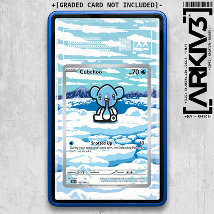 ARKIV3 TAG graded front - Blue