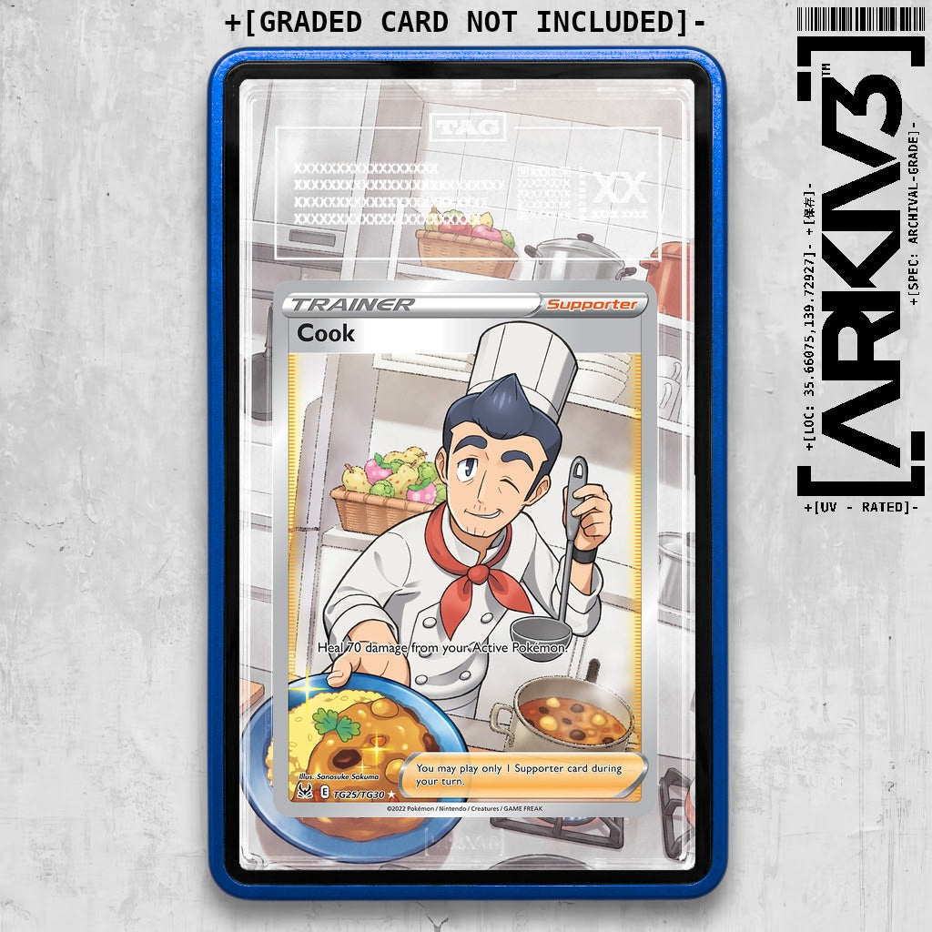 ARKIV3 TAG graded front - Blue
