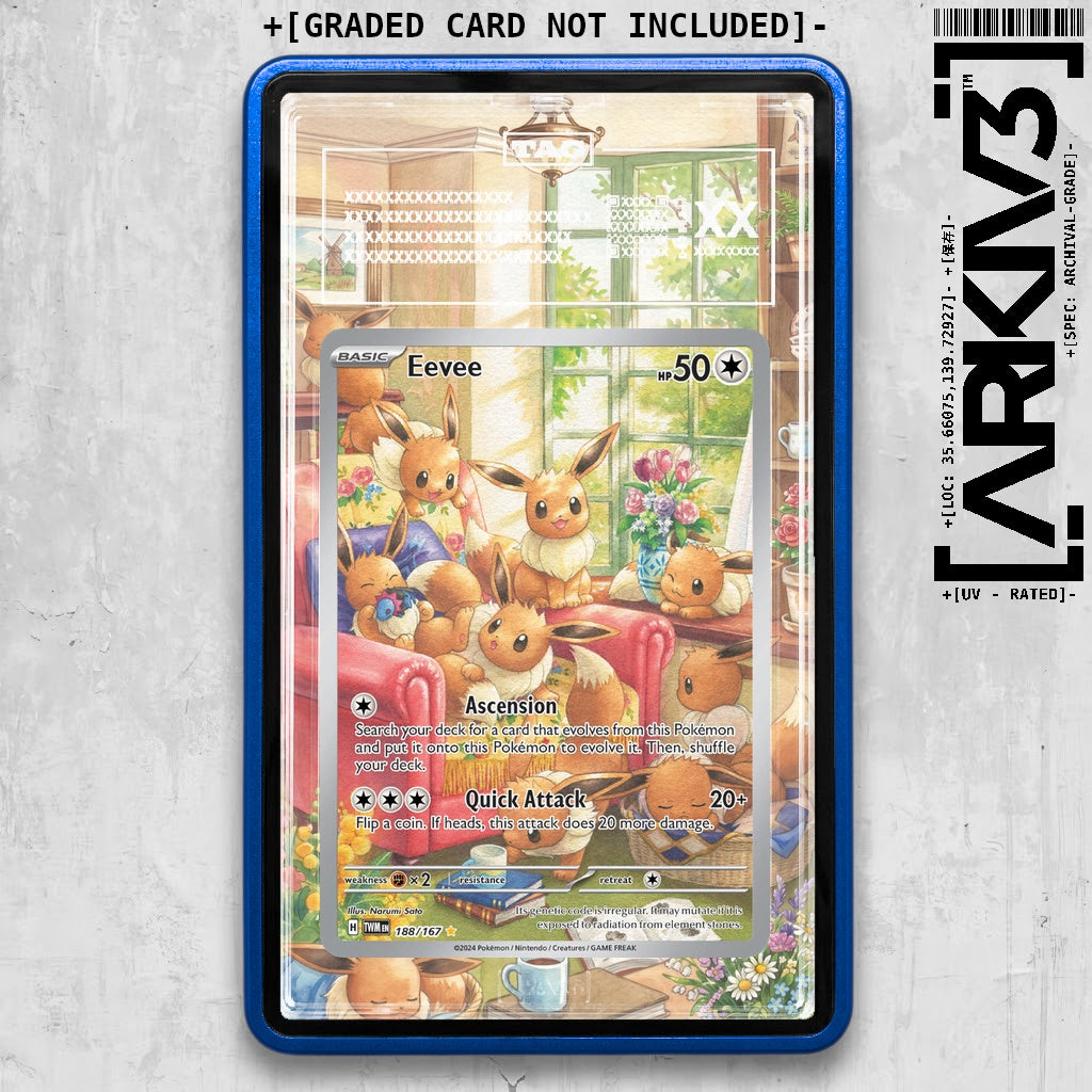 ARKIV3 TAG graded front - Blue