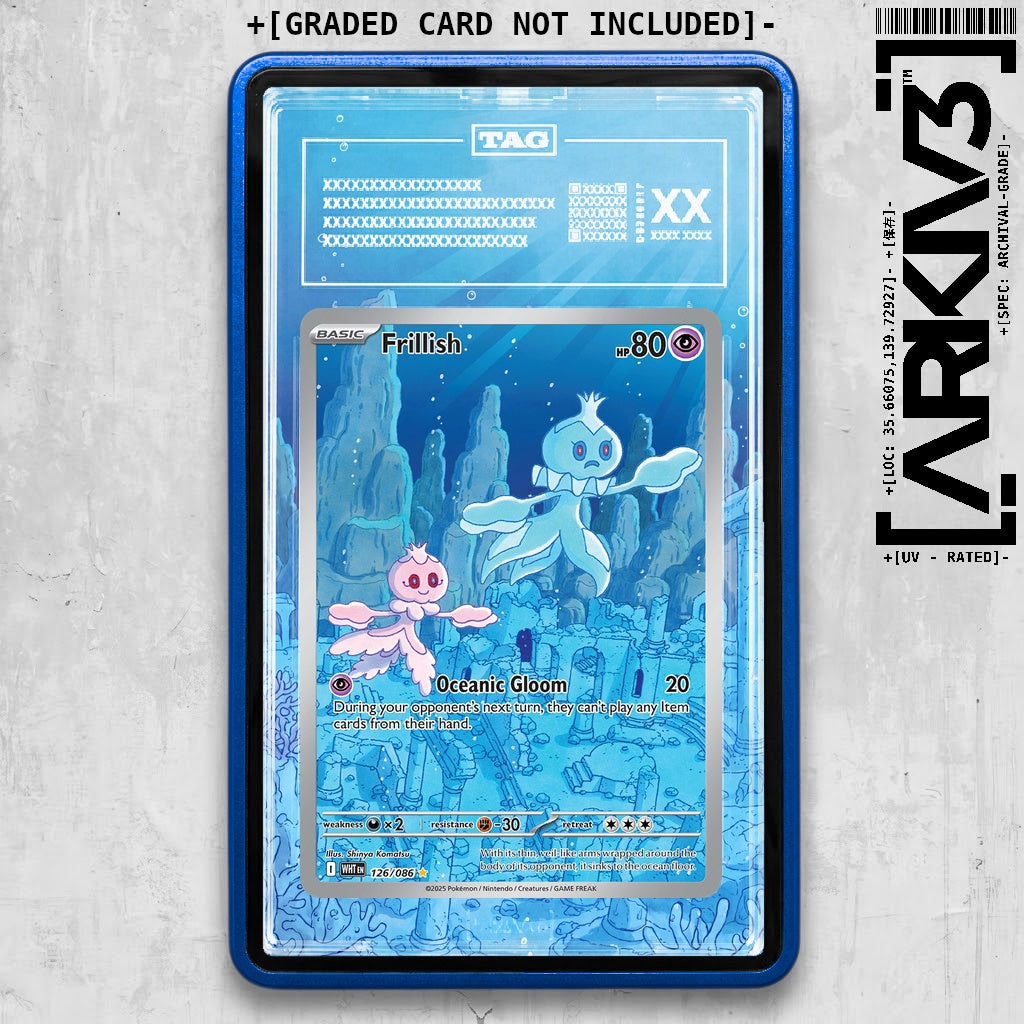 ARKIV3 TAG graded front - Blue