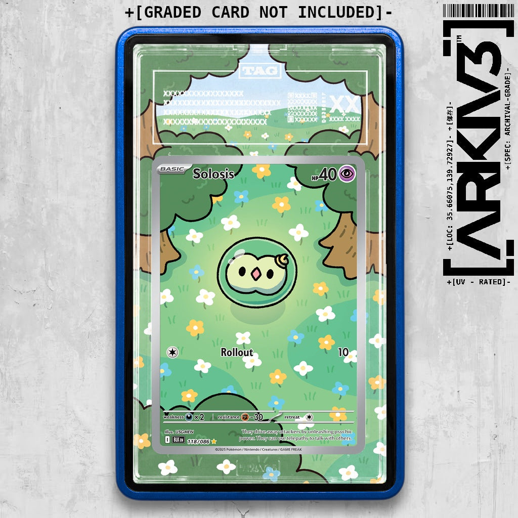 ARKIV3 TAG graded front - Blue