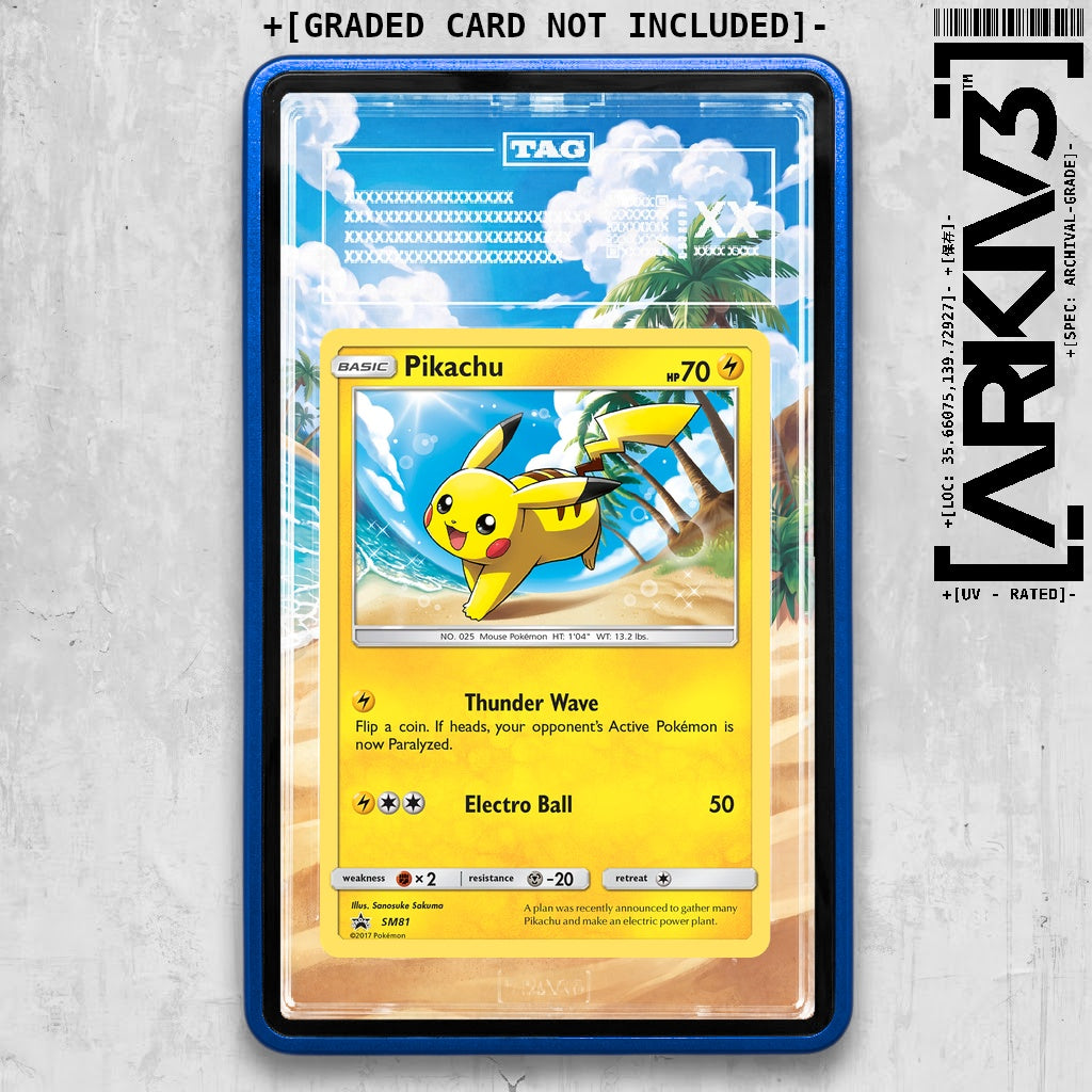 ARKIV3 TAG graded front - Blue