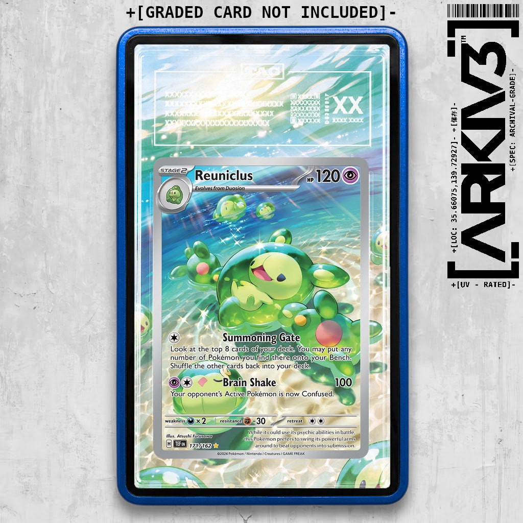 ARKIV3 TAG graded front - Blue