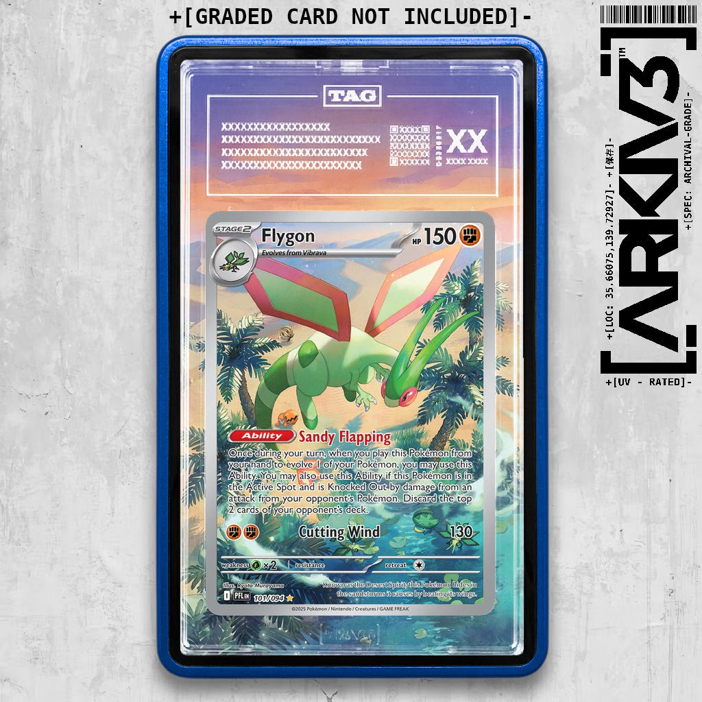 ARKIV3 TAG graded front - Blue