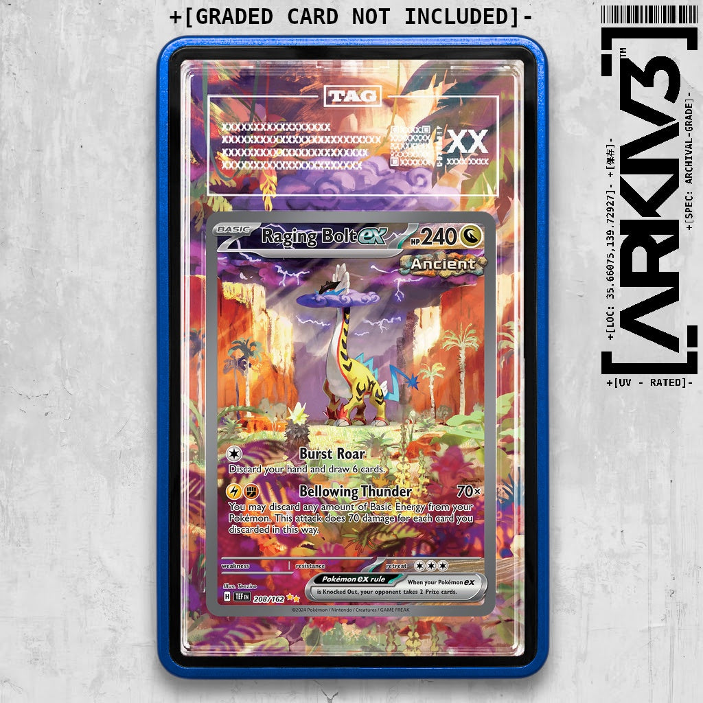 ARKIV3 TAG graded front - Blue