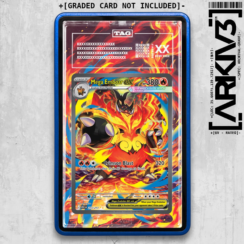 ARKIV3 TAG graded front - Blue