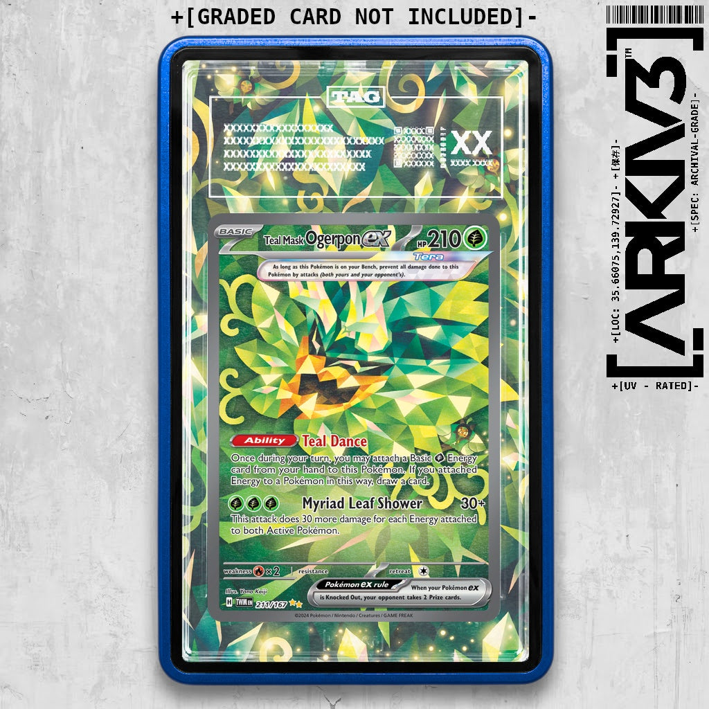 ARKIV3 TAG graded front - Blue
