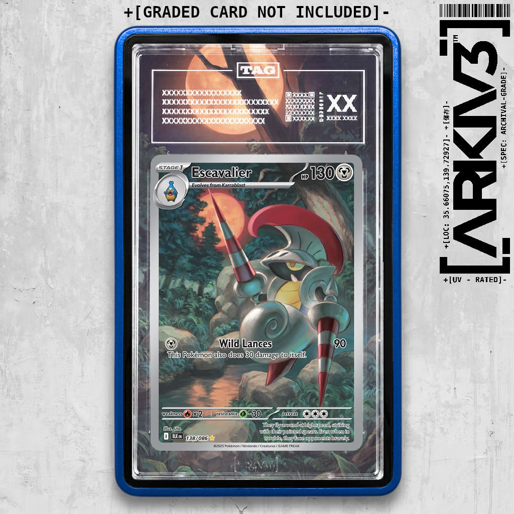 ARKIV3 TAG graded front - Blue