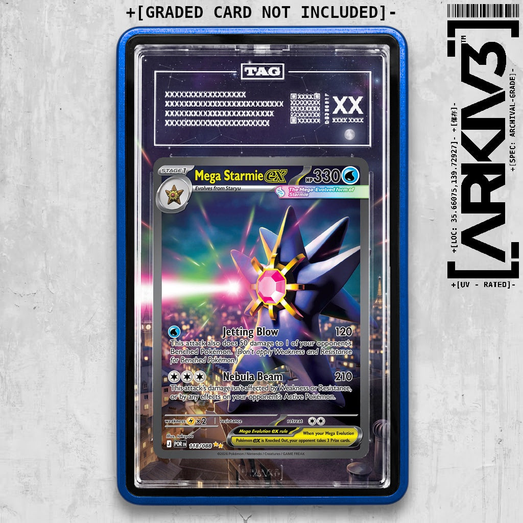 ARKIV3 TAG graded front - Blue