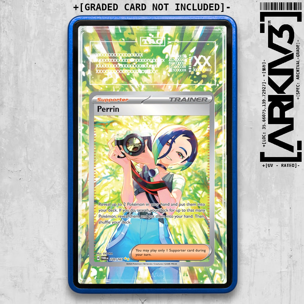 ARKIV3 TAG graded front - Blue