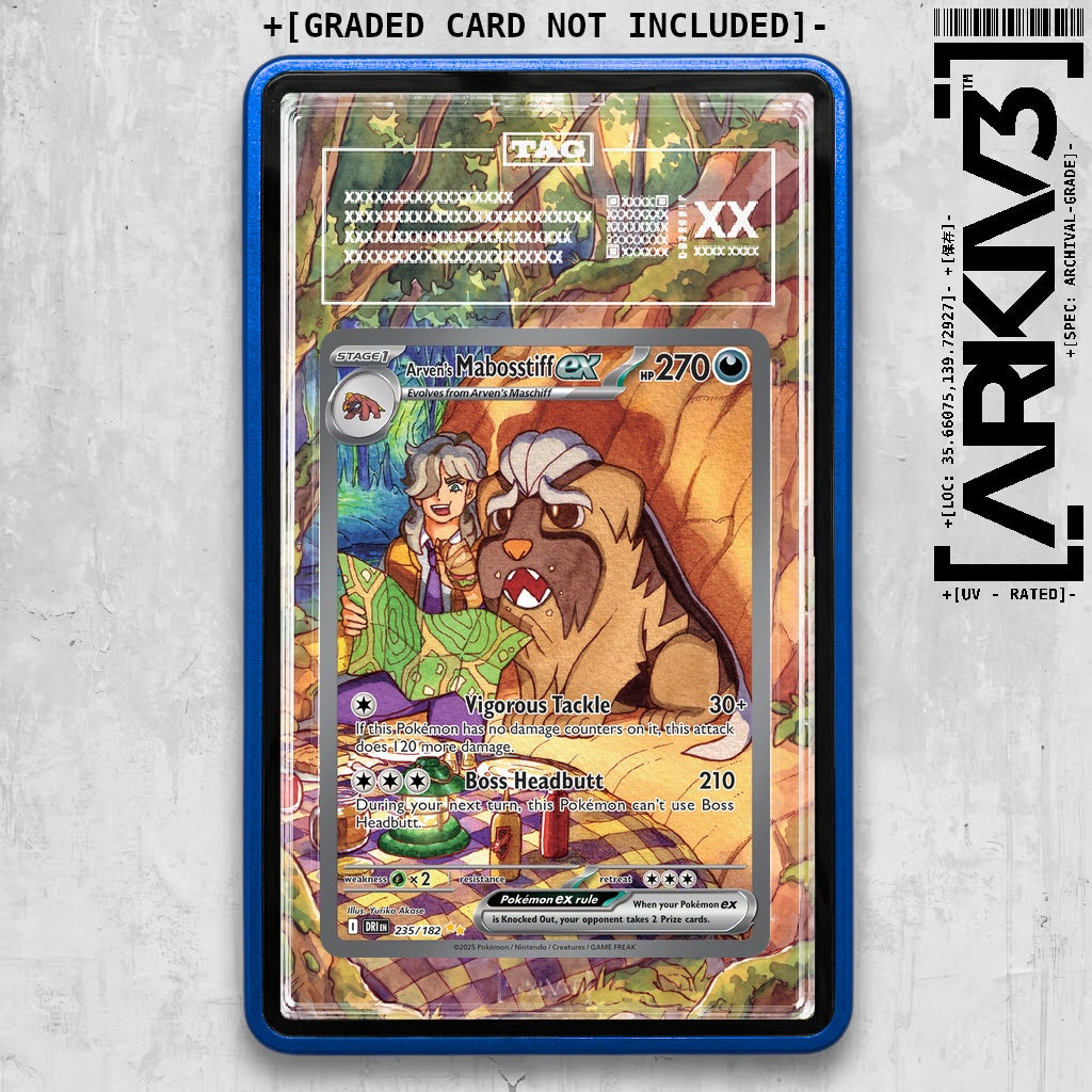 ARKIV3 TAG graded front - Blue