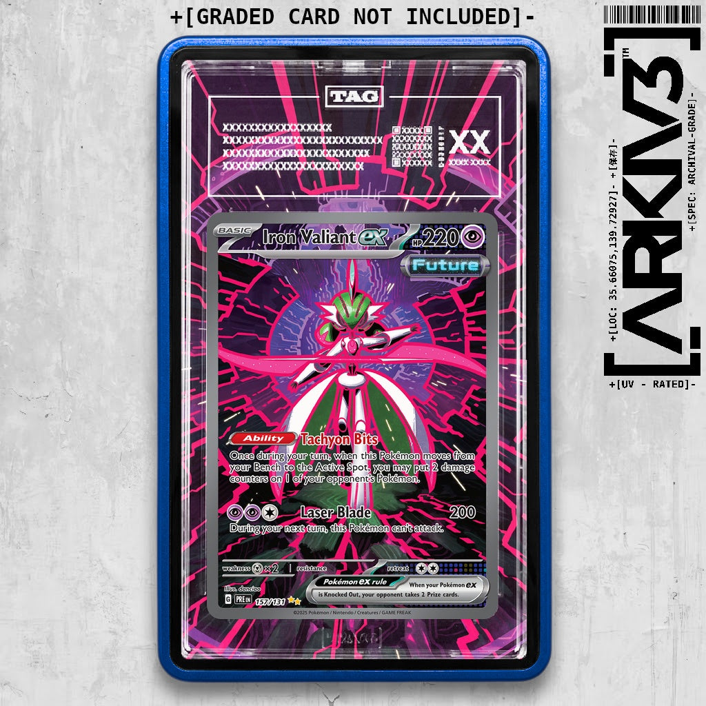 ARKIV3 TAG graded front - Blue