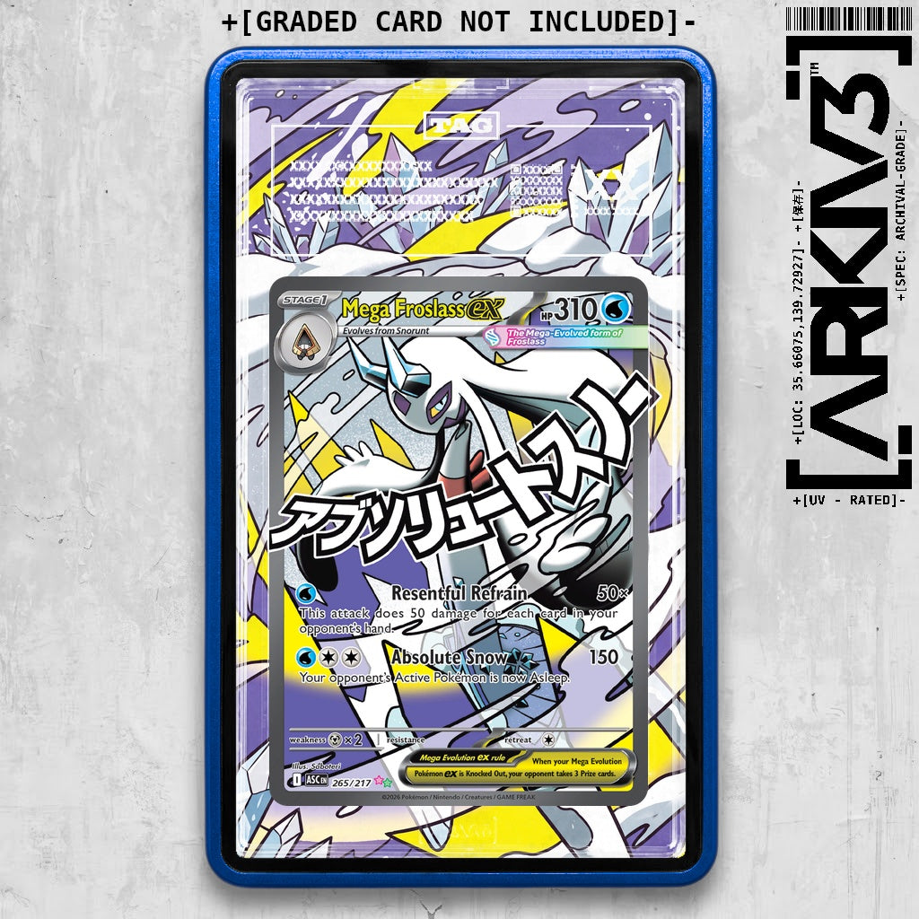 ARKIV3 TAG graded front - Blue