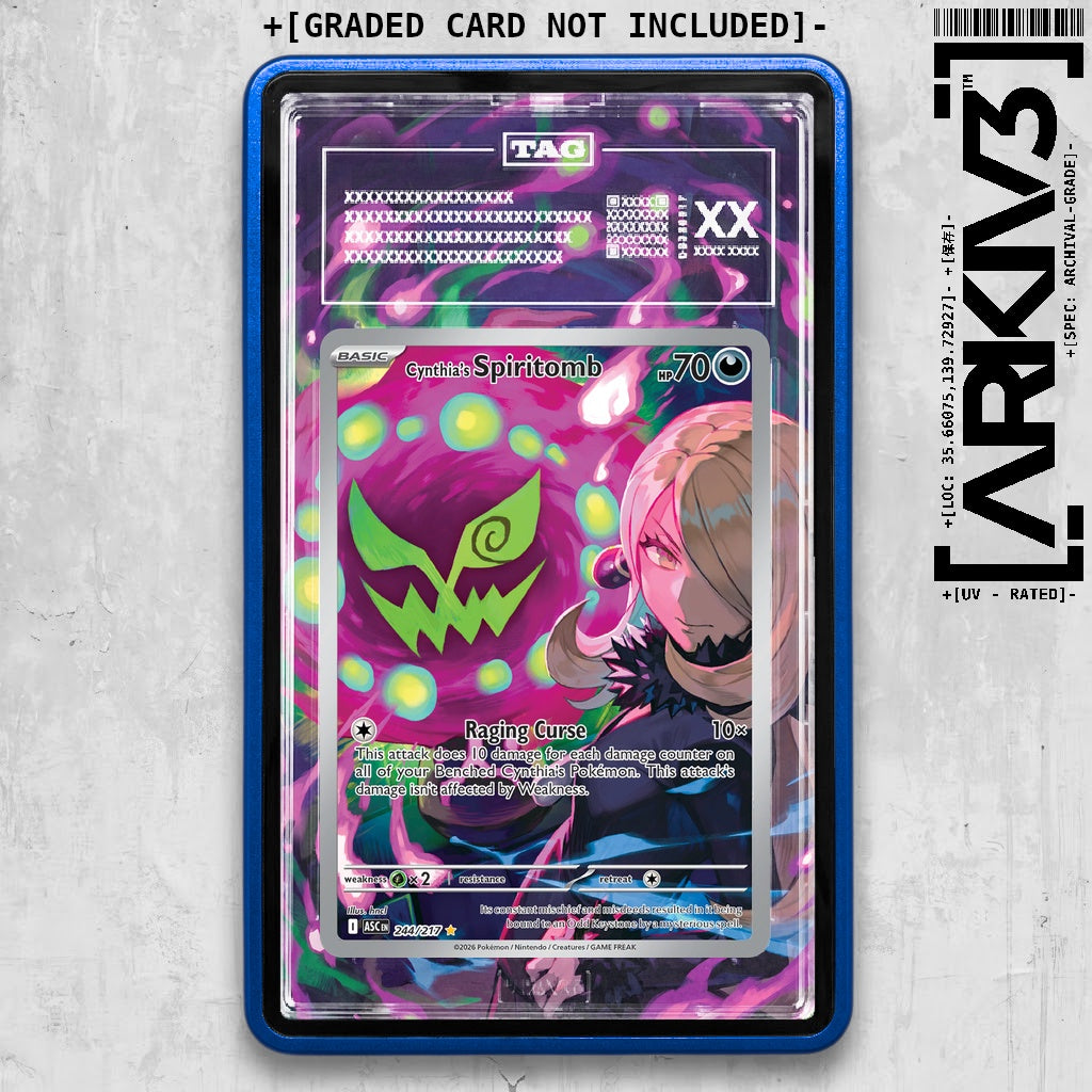 ARKIV3 TAG graded front - Blue
