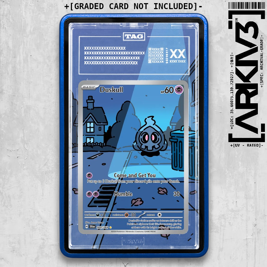 ARKIV3 TAG graded front - Blue