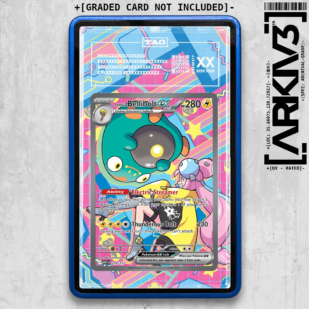 ARKIV3 TAG graded front - Blue