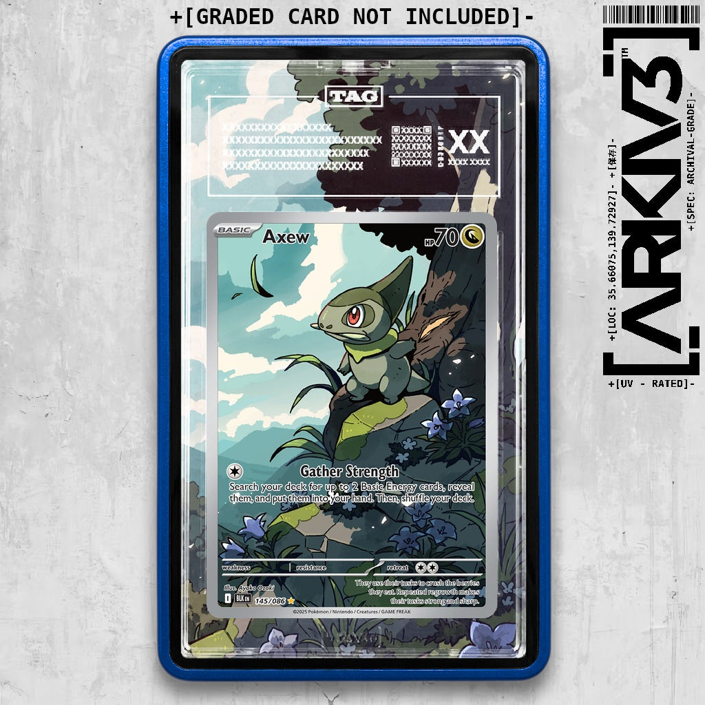 ARKIV3 TAG graded front - Blue