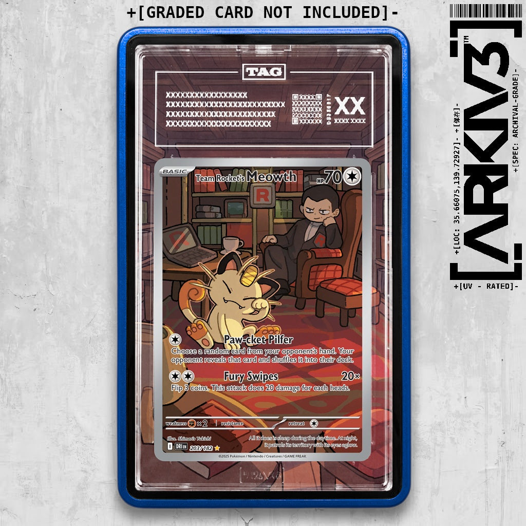 ARKIV3 TAG graded front - Blue