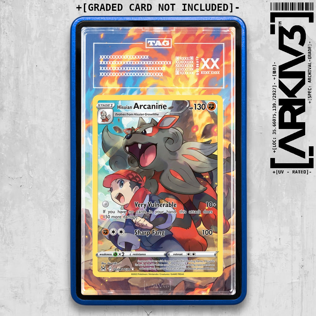 ARKIV3 TAG graded front - Blue